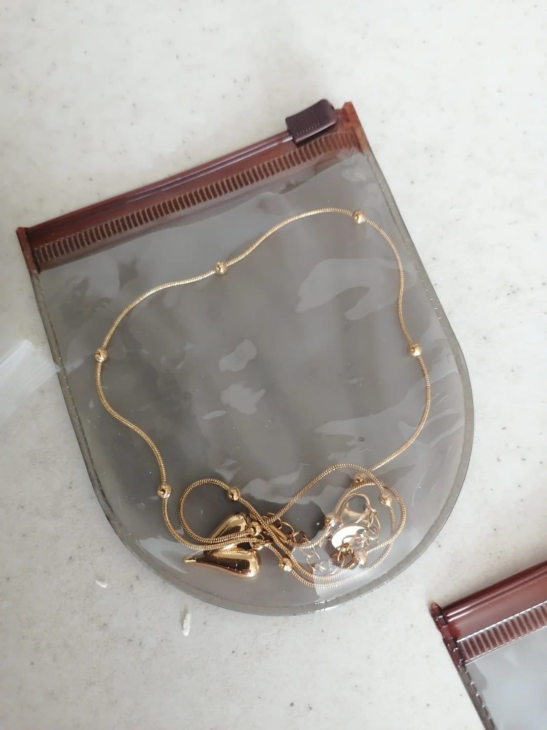 Customer photo review of Serene Heart Stainless Choker
