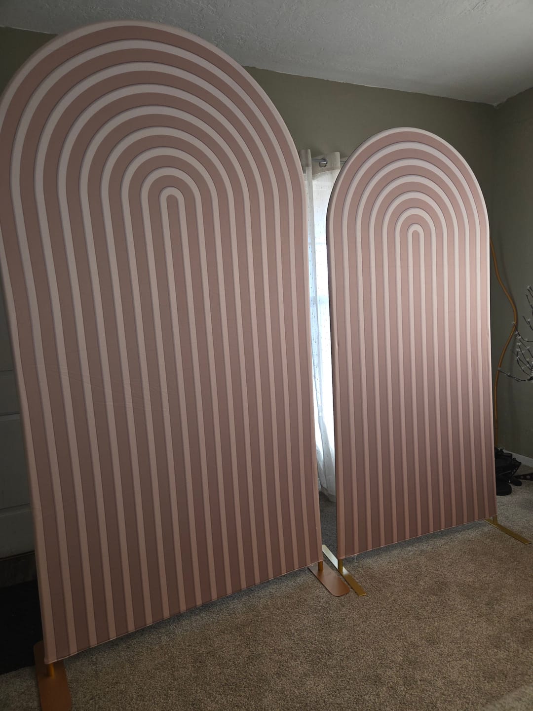 Customer photo review of Customization Birthday Wedding Baby Shower Bridal Decade Party Arch Backdrop Wall Cloth Cover