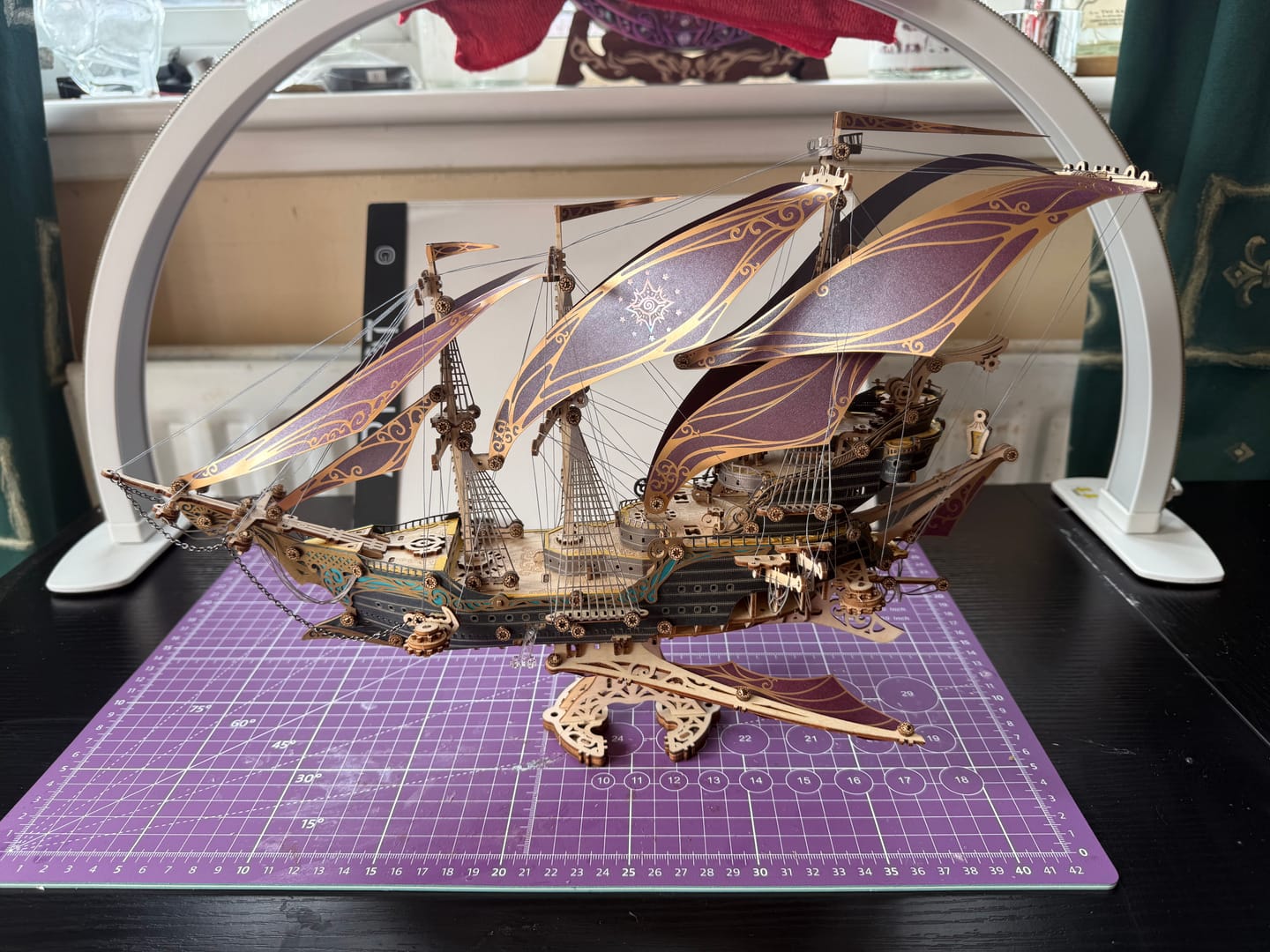 Customer photo review of Rokrgeek Future Pirate Ship Wooden 3D Model
