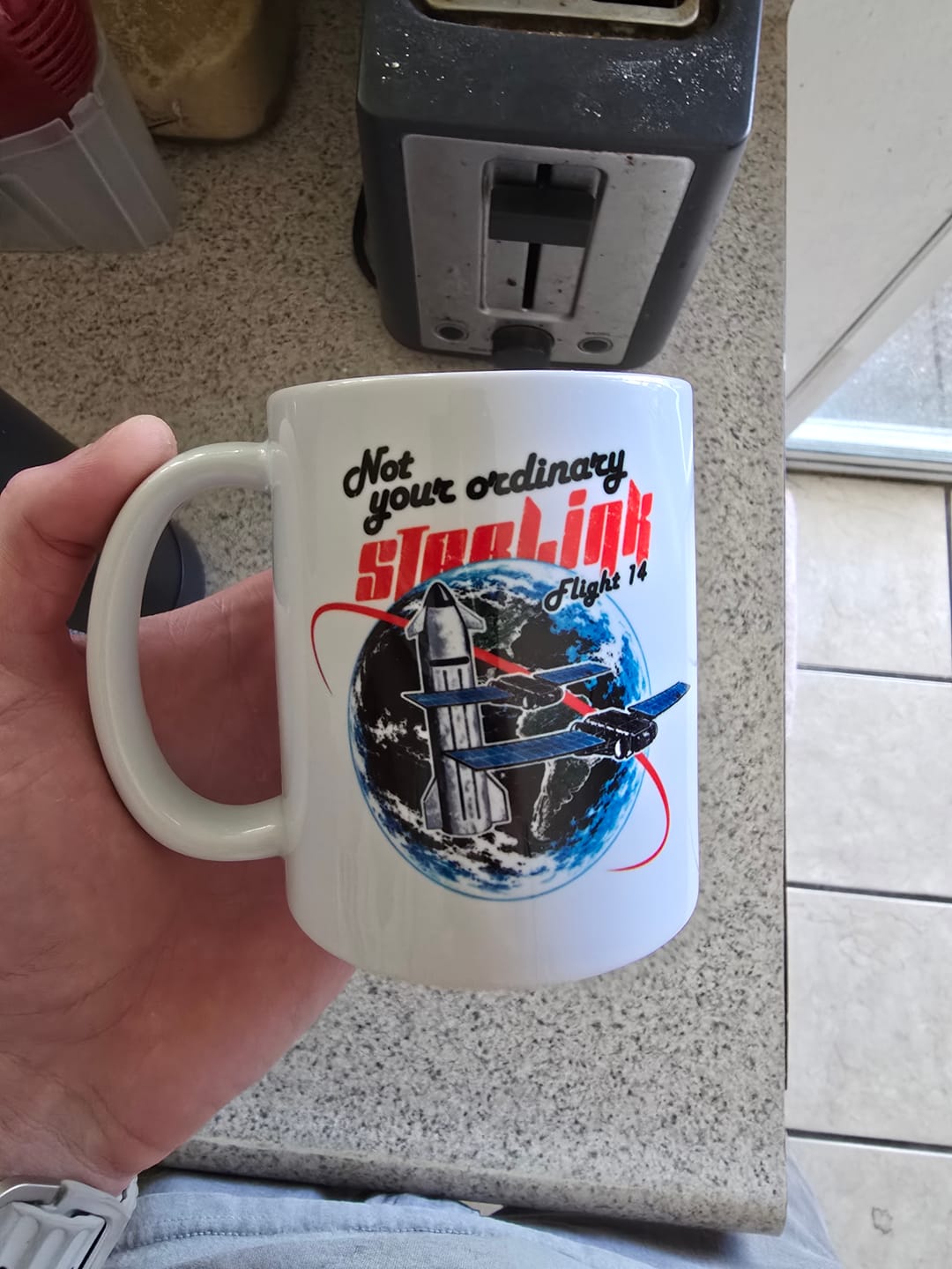 Customer photo review of Not Your Ordinary Starlink  -   Mug