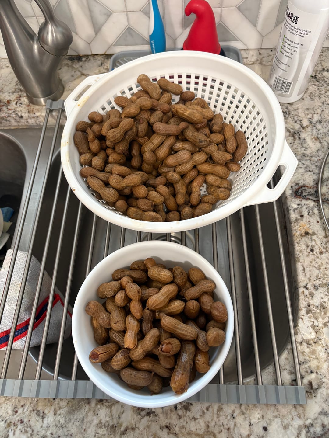Customer photo review of Boil-The-Bag Boiled Peanuts (4 Bags)