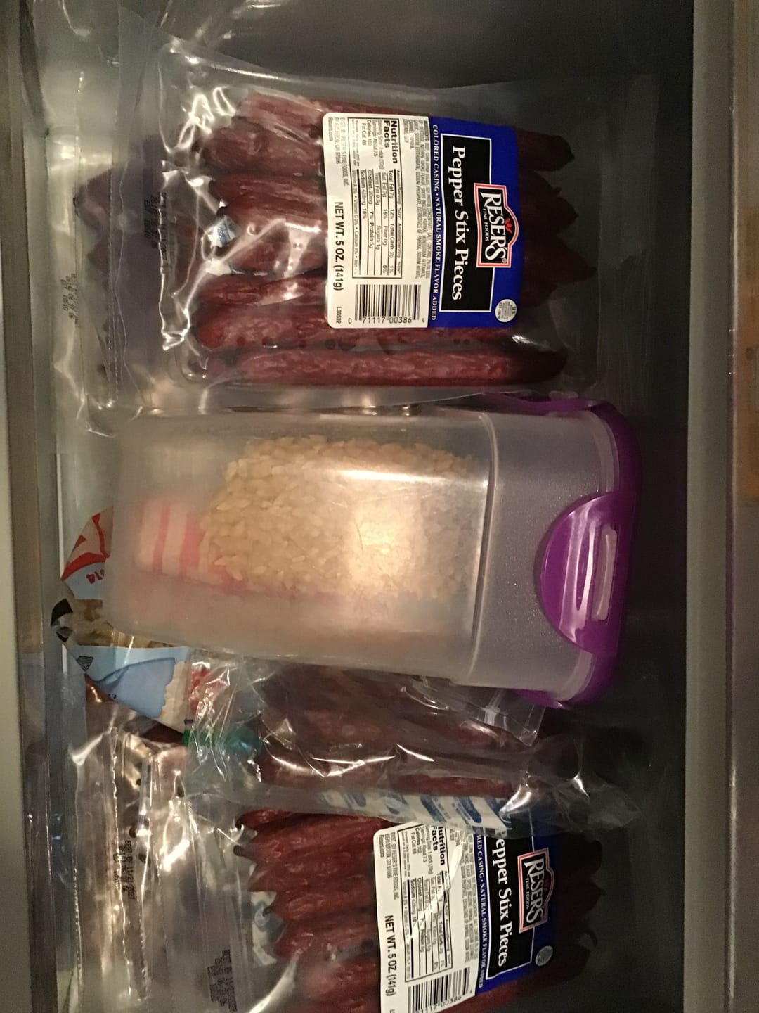 Customer photo review of Reser's Smoked Pepperoni Sticks 5 oz. / 12 ct. Case