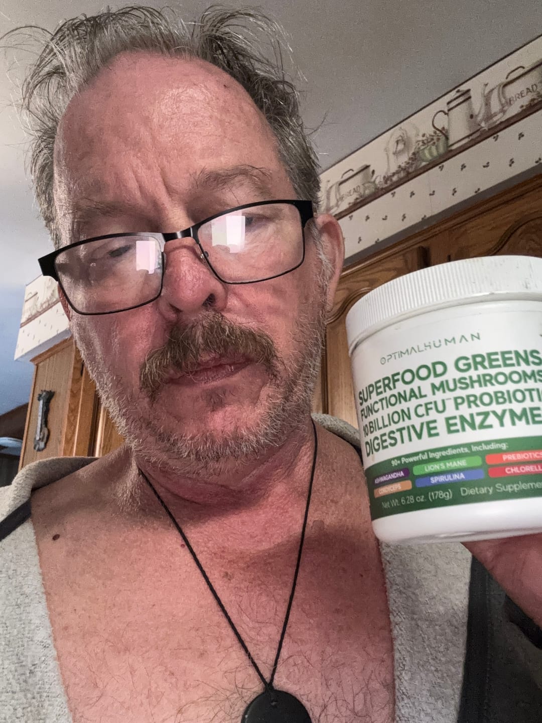 Customer photo review of 🔴 Optimal Human - Superfood Greens (Refill)