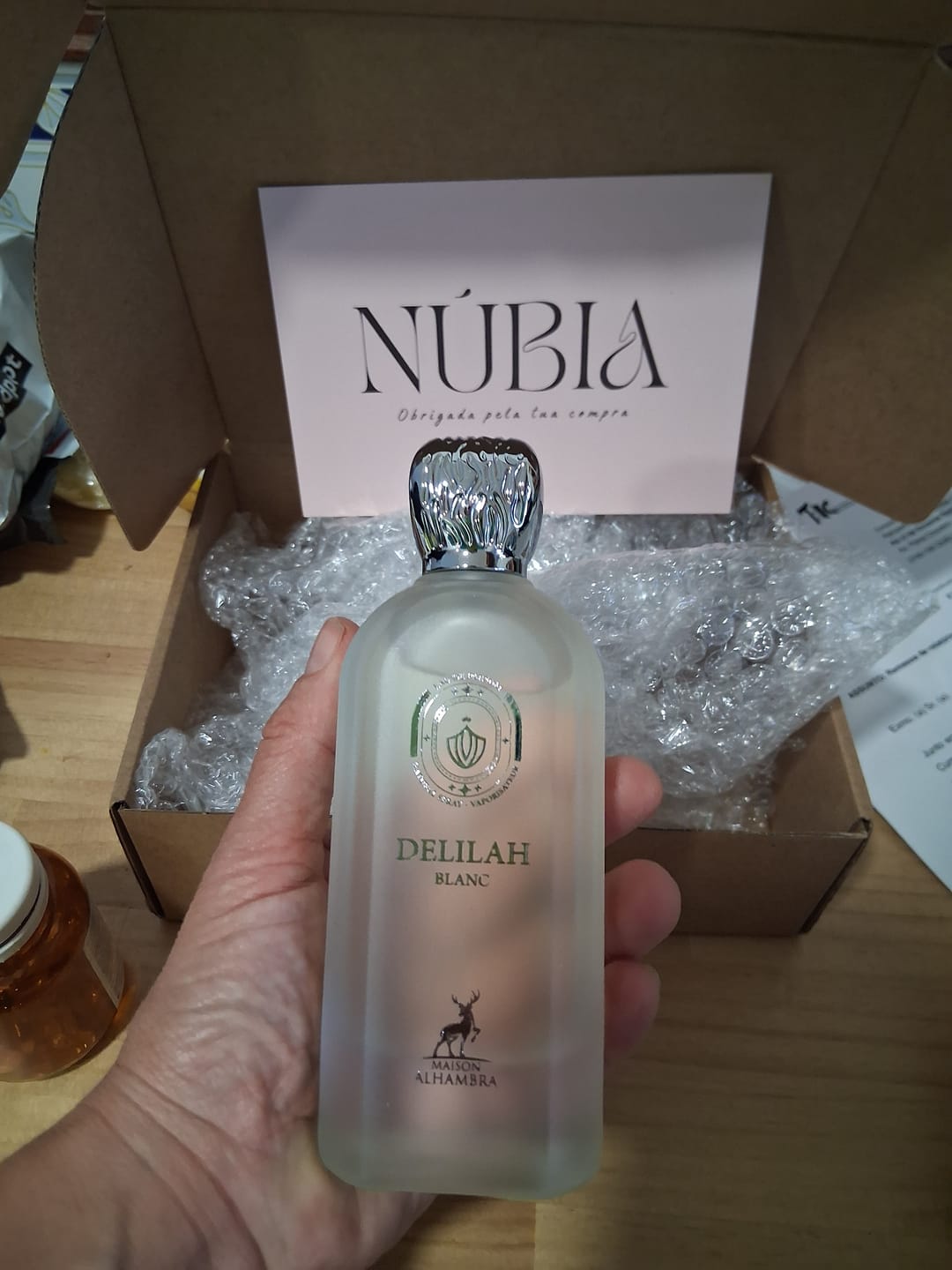 Customer photo review of PERFUME DELILAH BLANC MAISON ALHAMBRA - 100ML