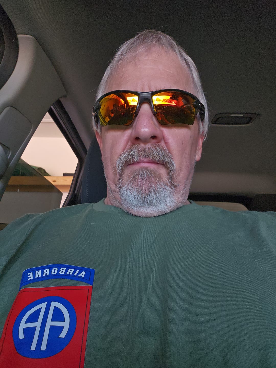 Customer photo review of Double-Sided 82nd Airborne Division Scroll T-Shirt