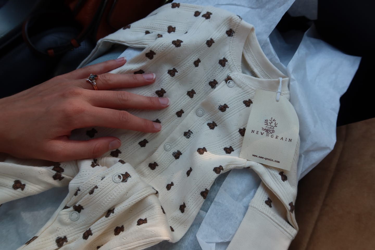 Customer photo review of Long John | Pointelle Teddy by New Grain