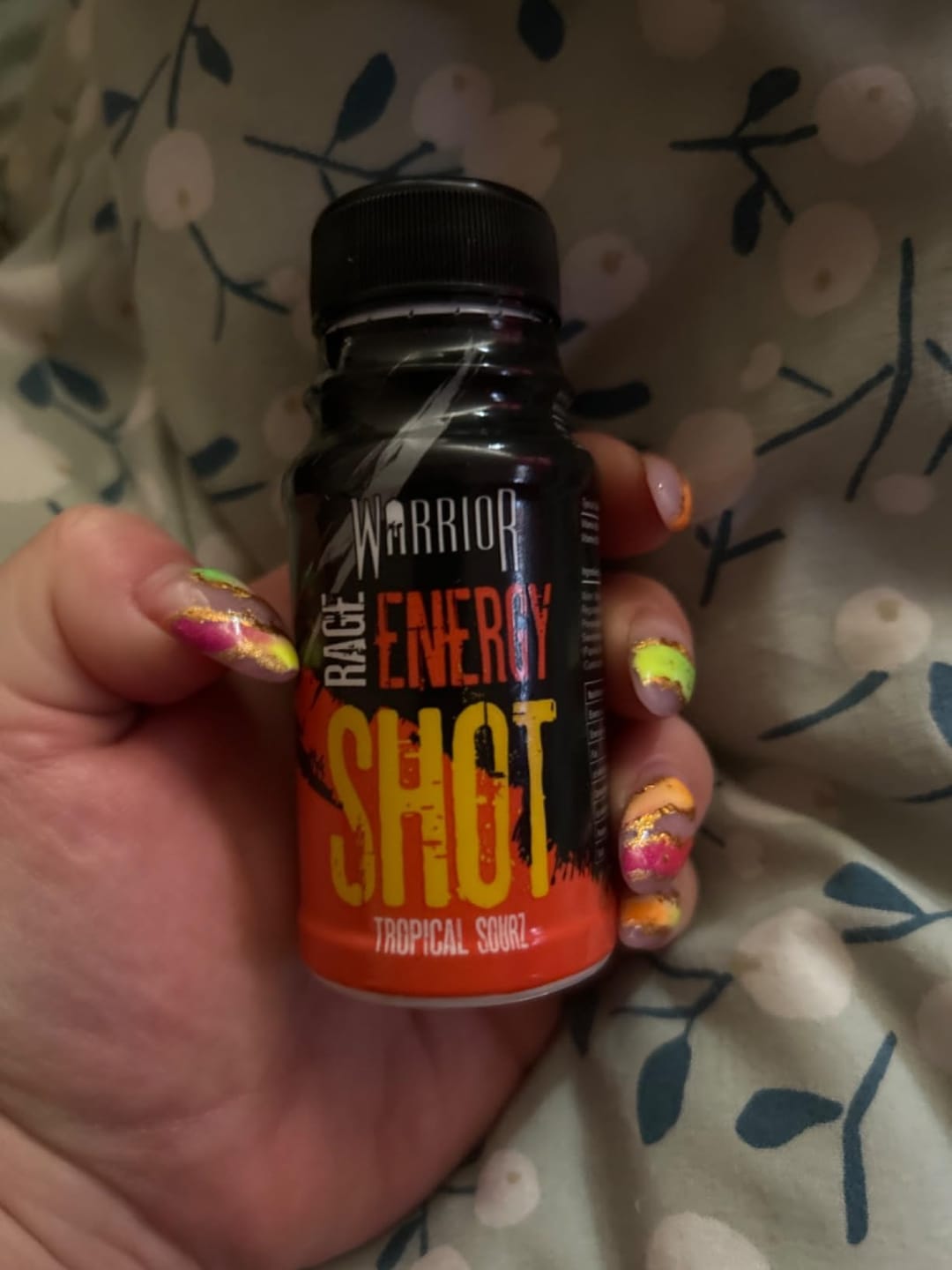Customer photo review of Warrior Rage Pre-Workout Energy Shots