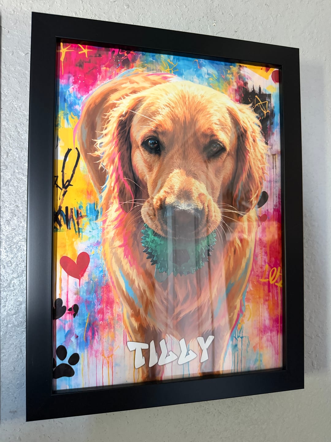 Customer photo review of Graffiti - Personalized Poster