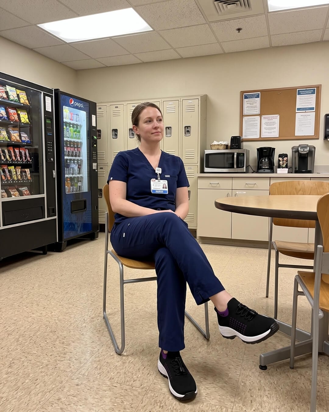 Customer photo review of ShiftEase - 12-Hour Shift Shoes for All-Day Foot, Knee & Back Pain Relief