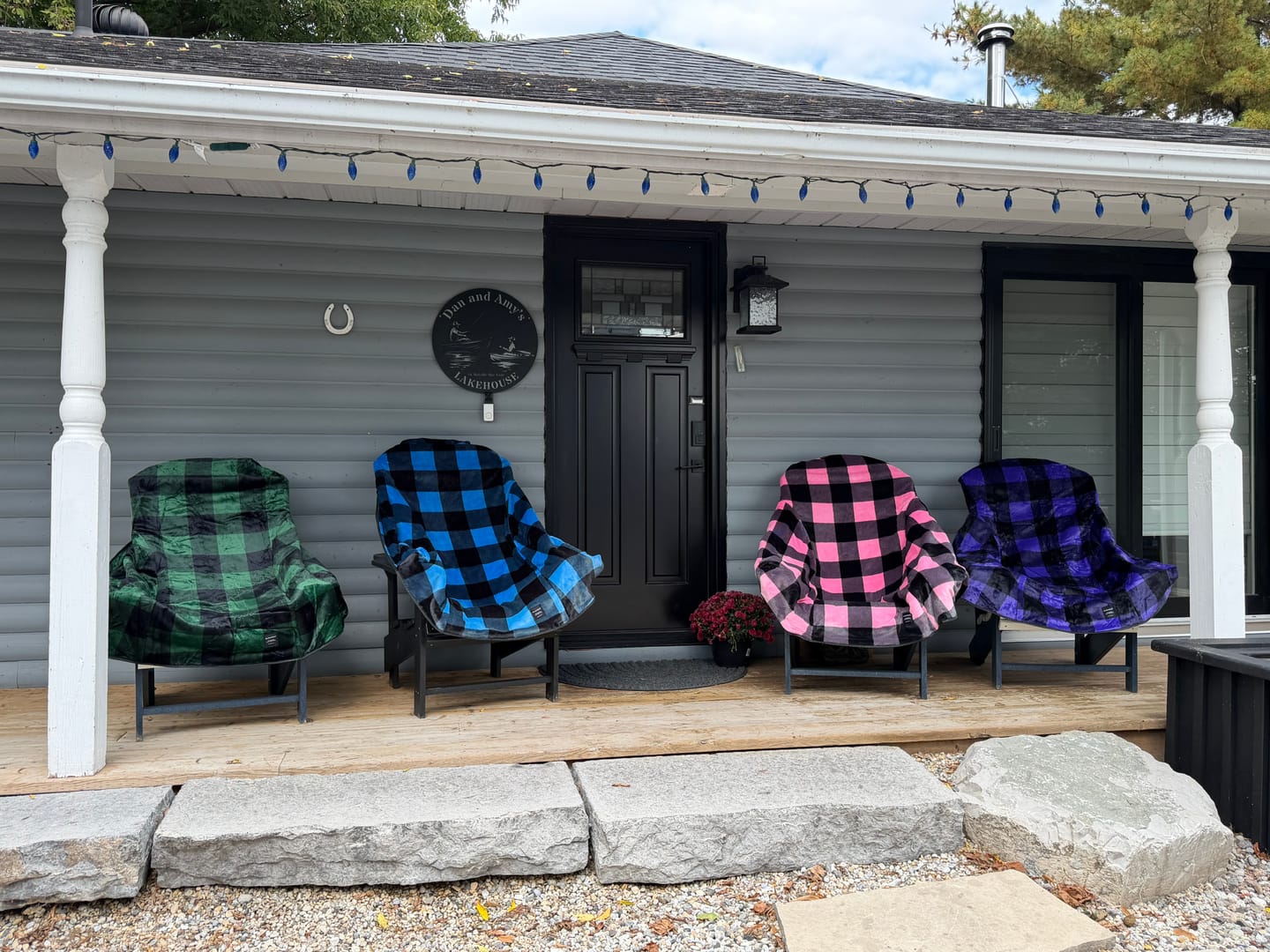 Customer photo review of The Chair Blanket