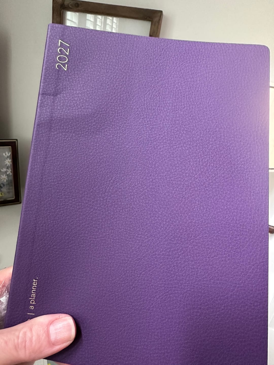 Customer photo review of PRE-ORDER | 2027 A5 Weekly Planner | Core | Stacked Weekends