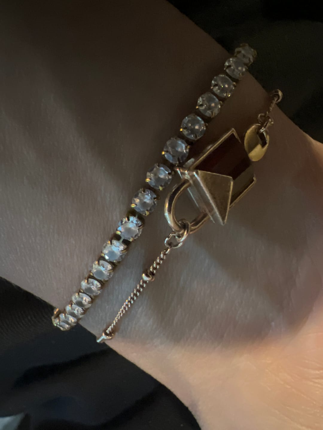 Customer photo review of Pulsera Tennis 3 mm