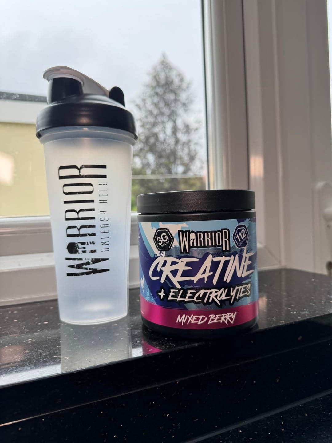 Customer photo review of Warrior Creatine Plus Electrolytes