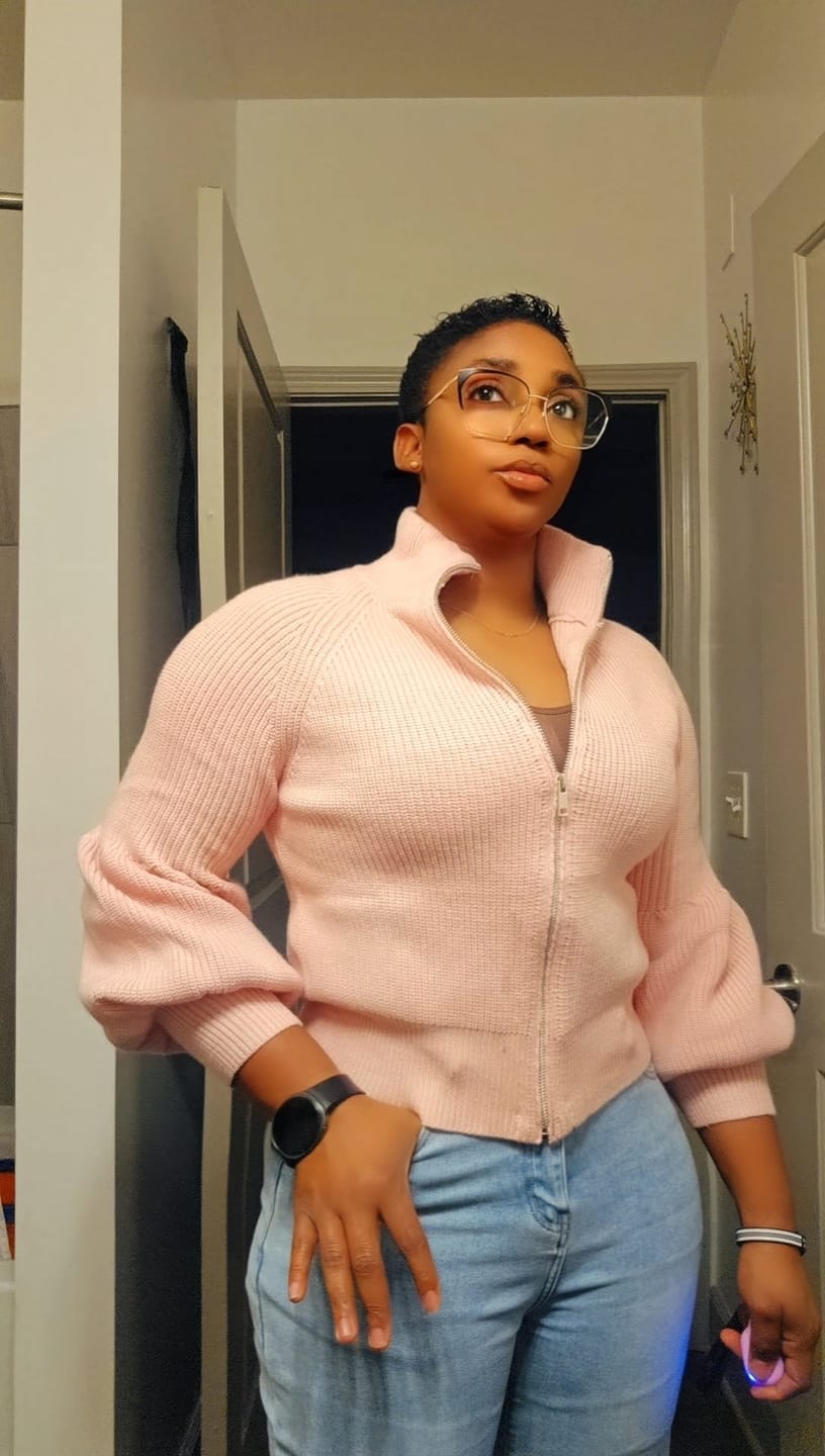 Customer photo review of Relax – High-Waist – Cloud Blue