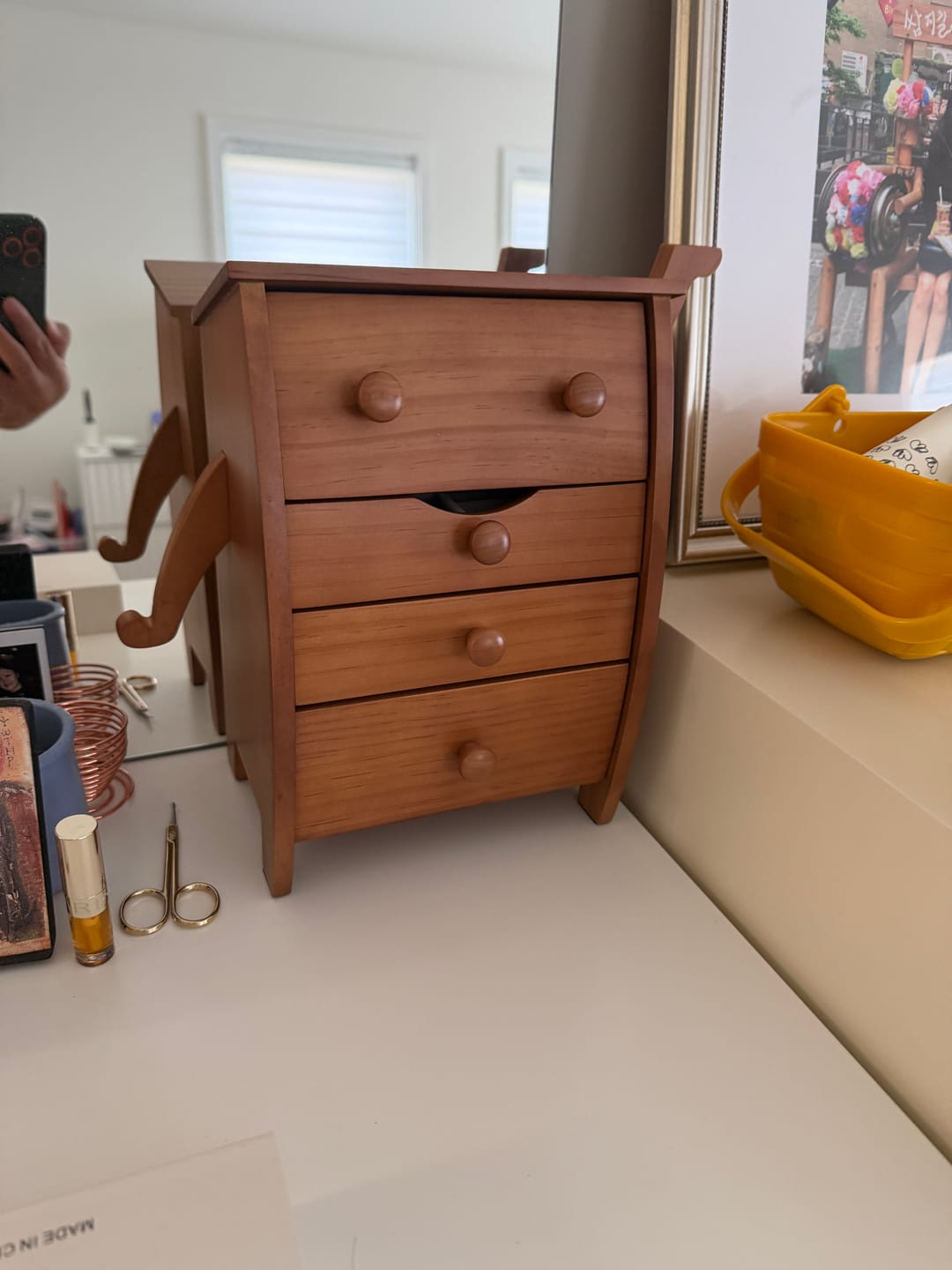 Customer photo review of Robot Solid Wood Jewelry Box