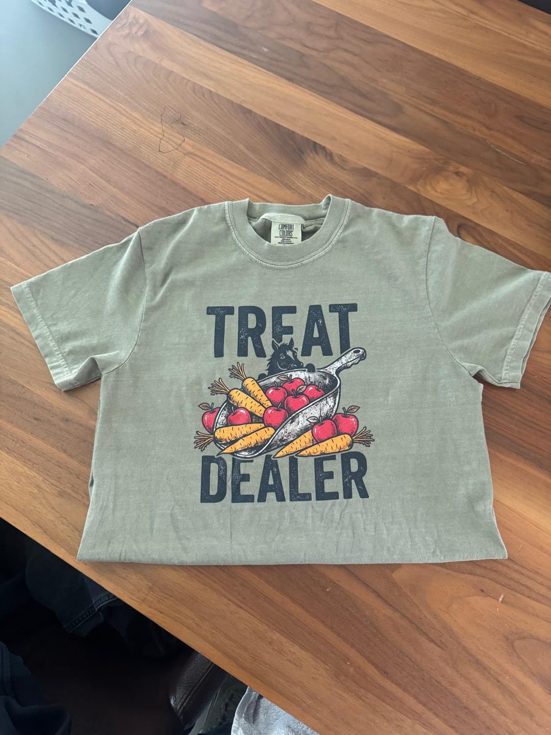 Customer photo review of Treat Dealer T-Shirt