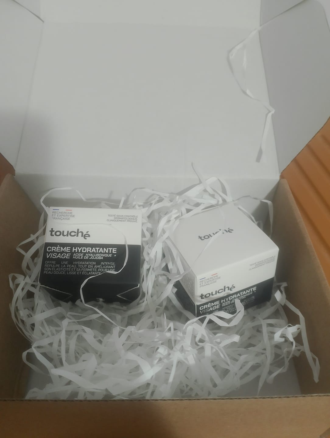 Customer photo review of Crème hydratante visage