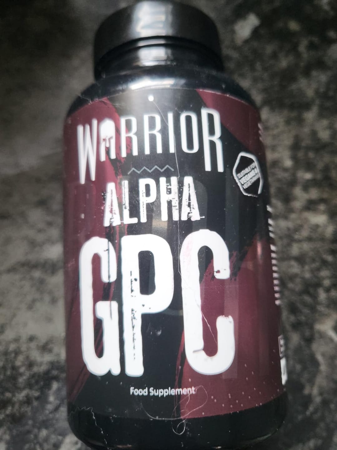 Customer photo review of Warrior Alpha GPC 600mg – 60 Capsules