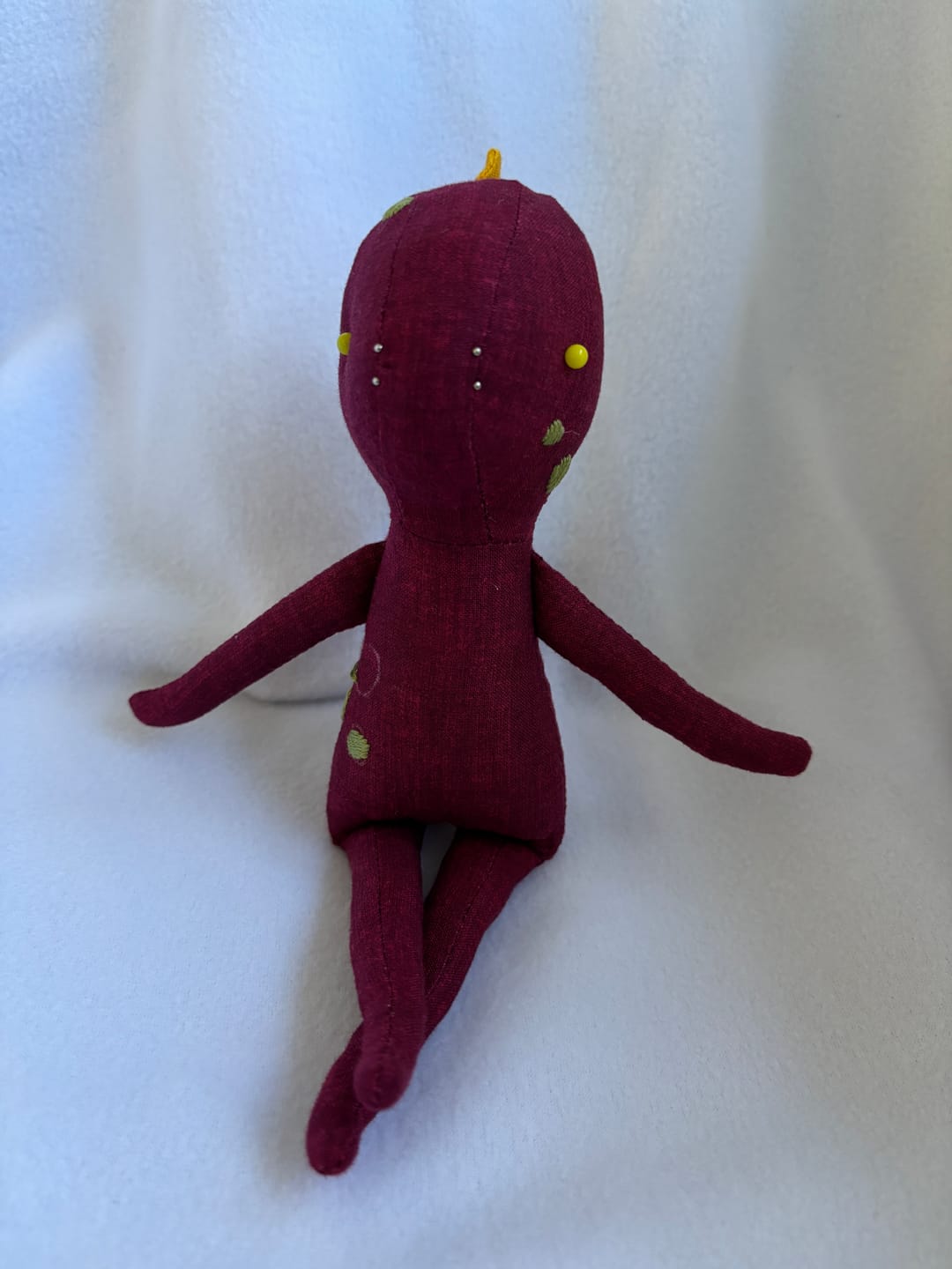 Customer photo review of Linen Textured Look Cotton Fabric