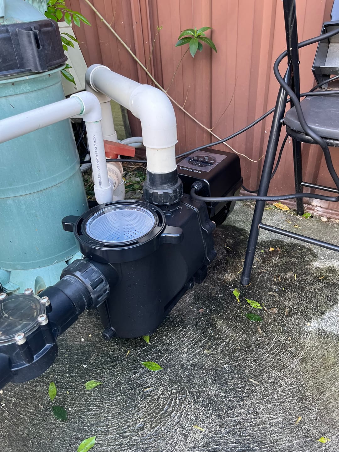 Customer photo review of Madimack InverFlow Plus F300i 1.0HP Variable Speed Pool Pump WiFi 6-Star Energy Rated
