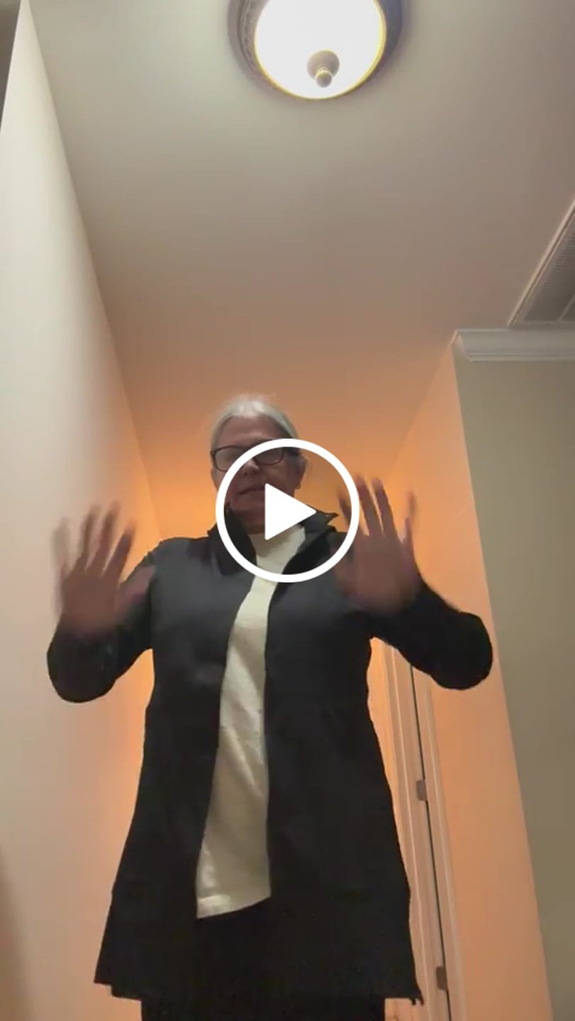 Customer video review of Madison Long Jacket
