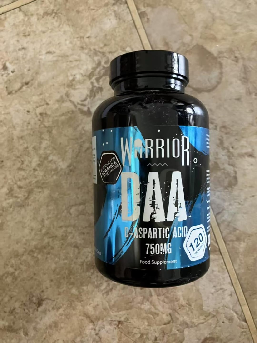 Customer photo review of Warrior DAA - D-Aspartic-Acid Supplement