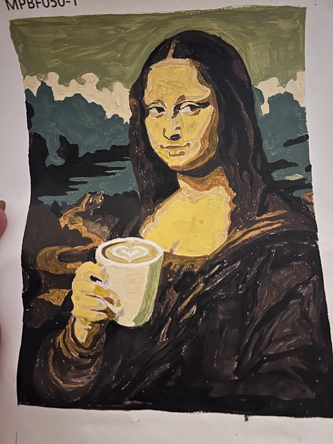 Customer photo review of 4 Mini Paintings - Pop Art Artworks Set