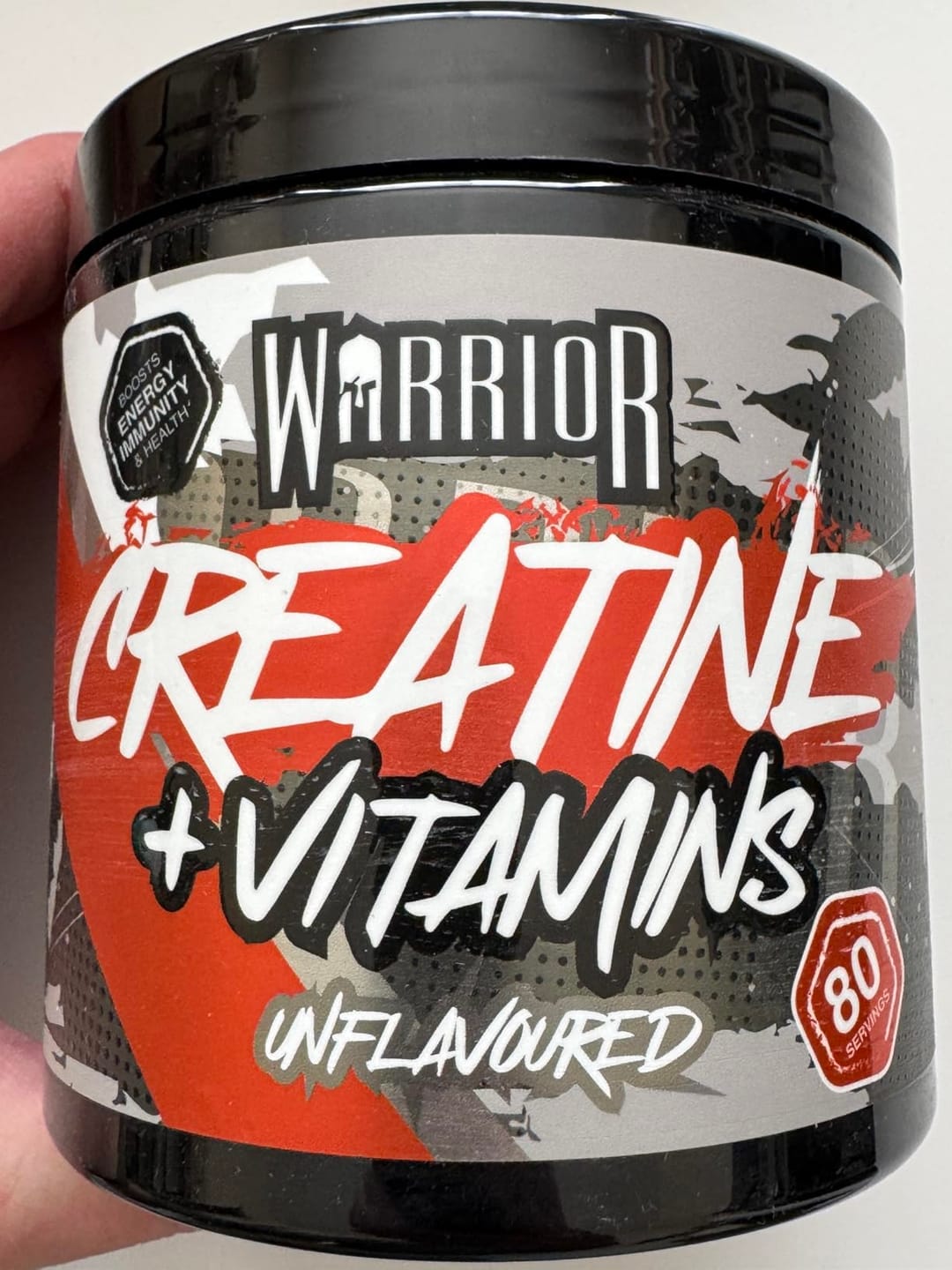 Customer photo review of Warrior Creatine Plus Vitamins (Unflavoured)