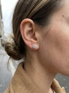 Customer photo review of Ciel Moissanite Earring