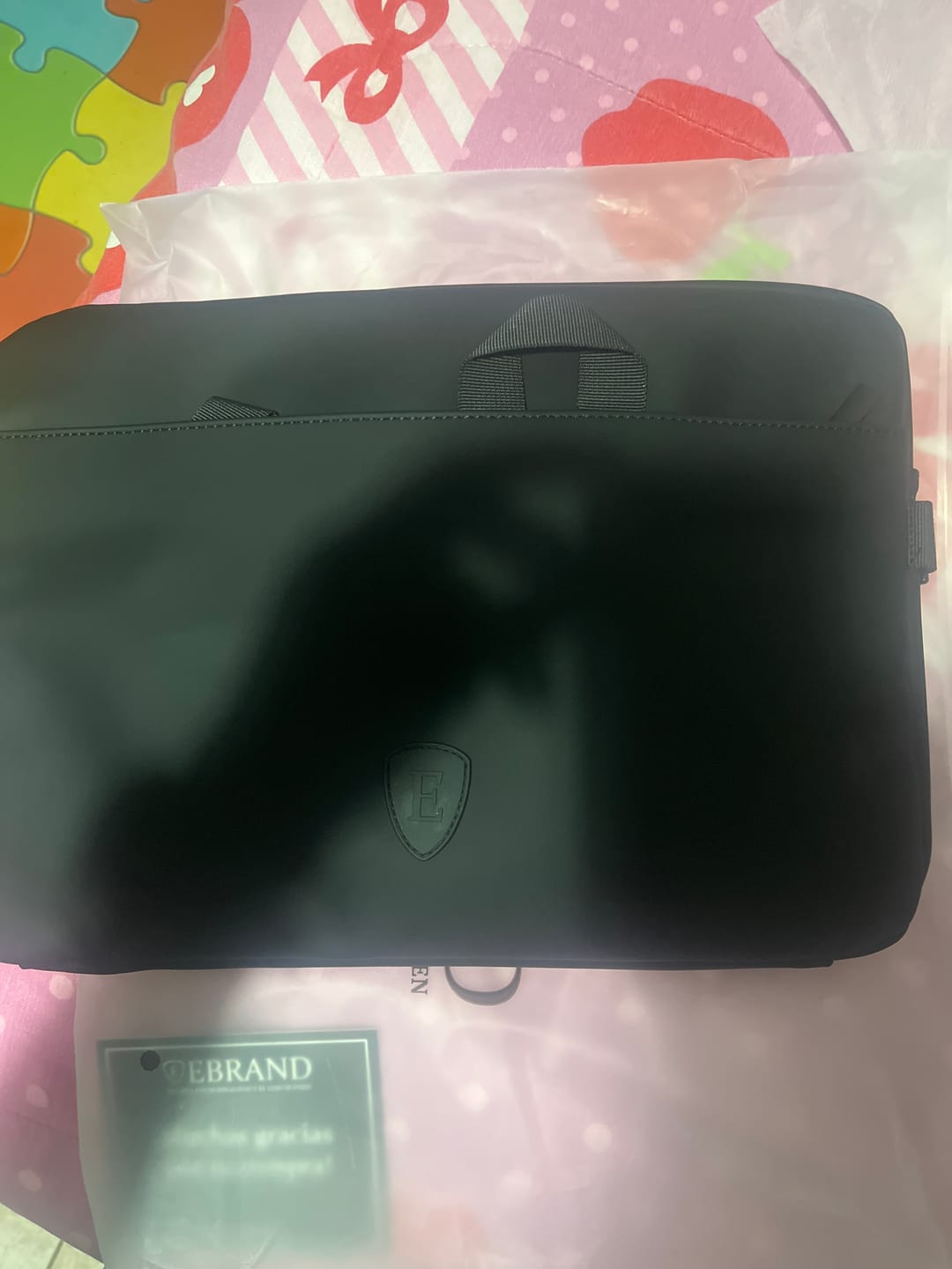 Customer photo review of Premium Laptop Bag Black