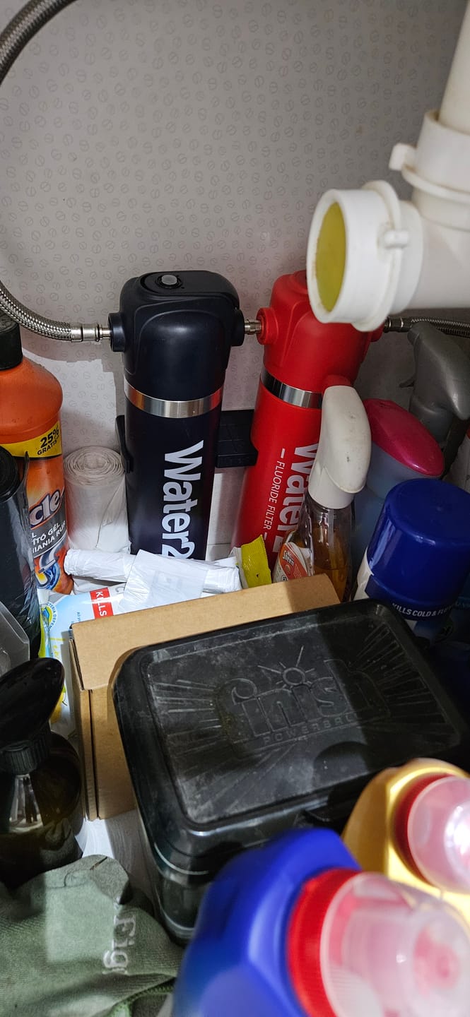 Customer photo review of Pod 2.0 + Fluoride Filter Replacement Capsules