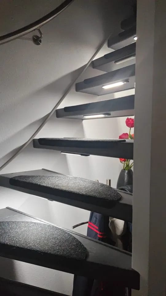 Customer photo review of LUMENKANTE Sensorleuchte – kabellos, magnetisch, USB-C
