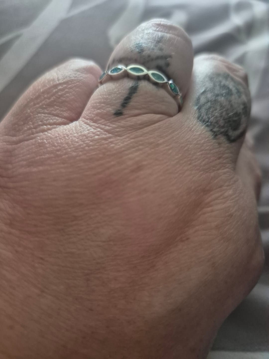 Customer photo review of Christina Eternity Ring