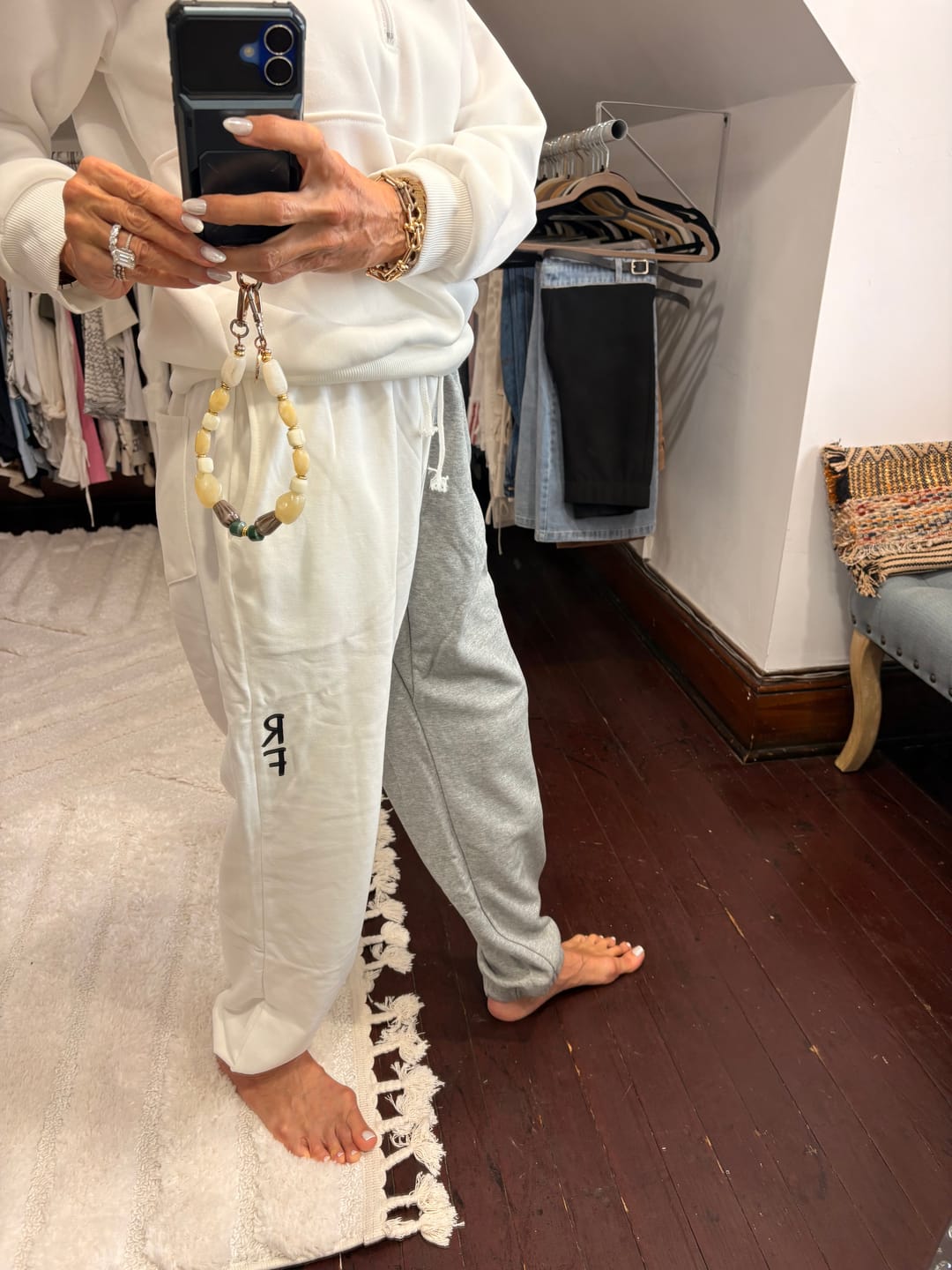 Customer photo review of 'Basic But Personalized' 2 Tone Joggers