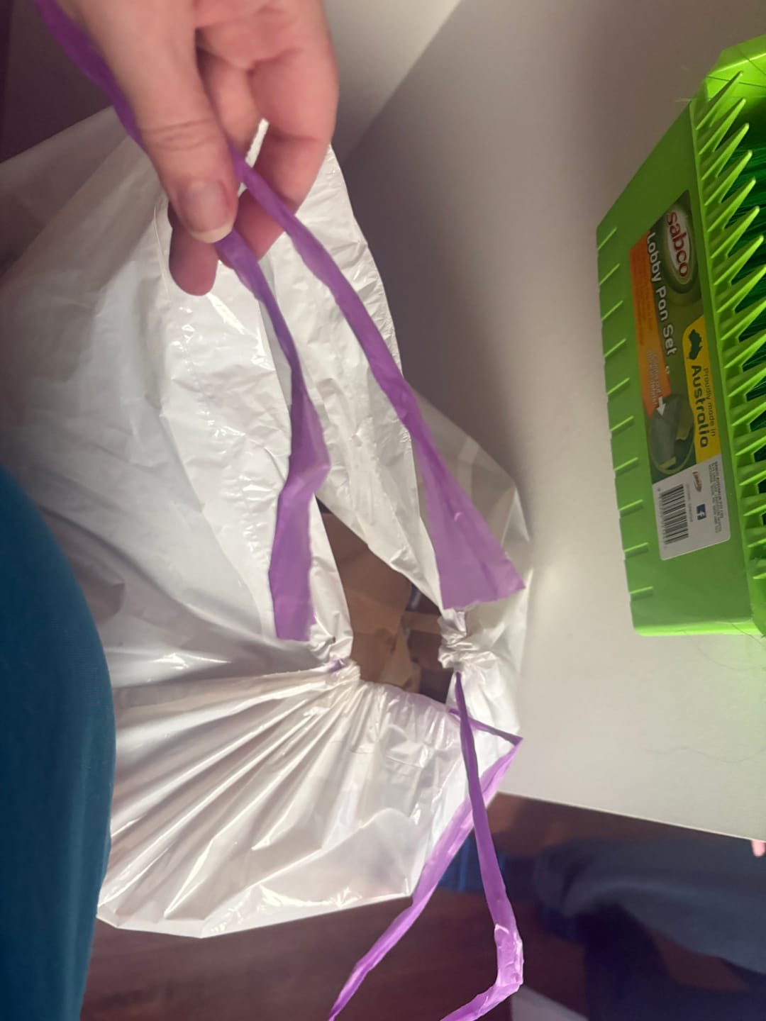 Customer photo review of STUPIDLY STRONG BIN BAGS