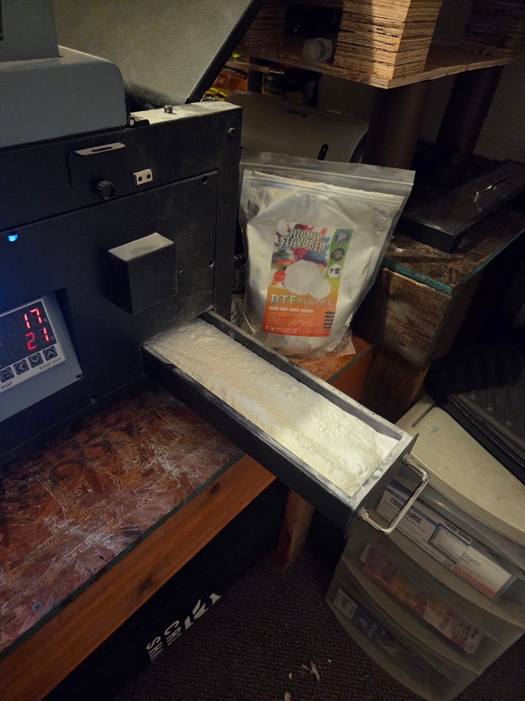 Customer photo review of DTF Super Soft Powder 1Kg/1000g