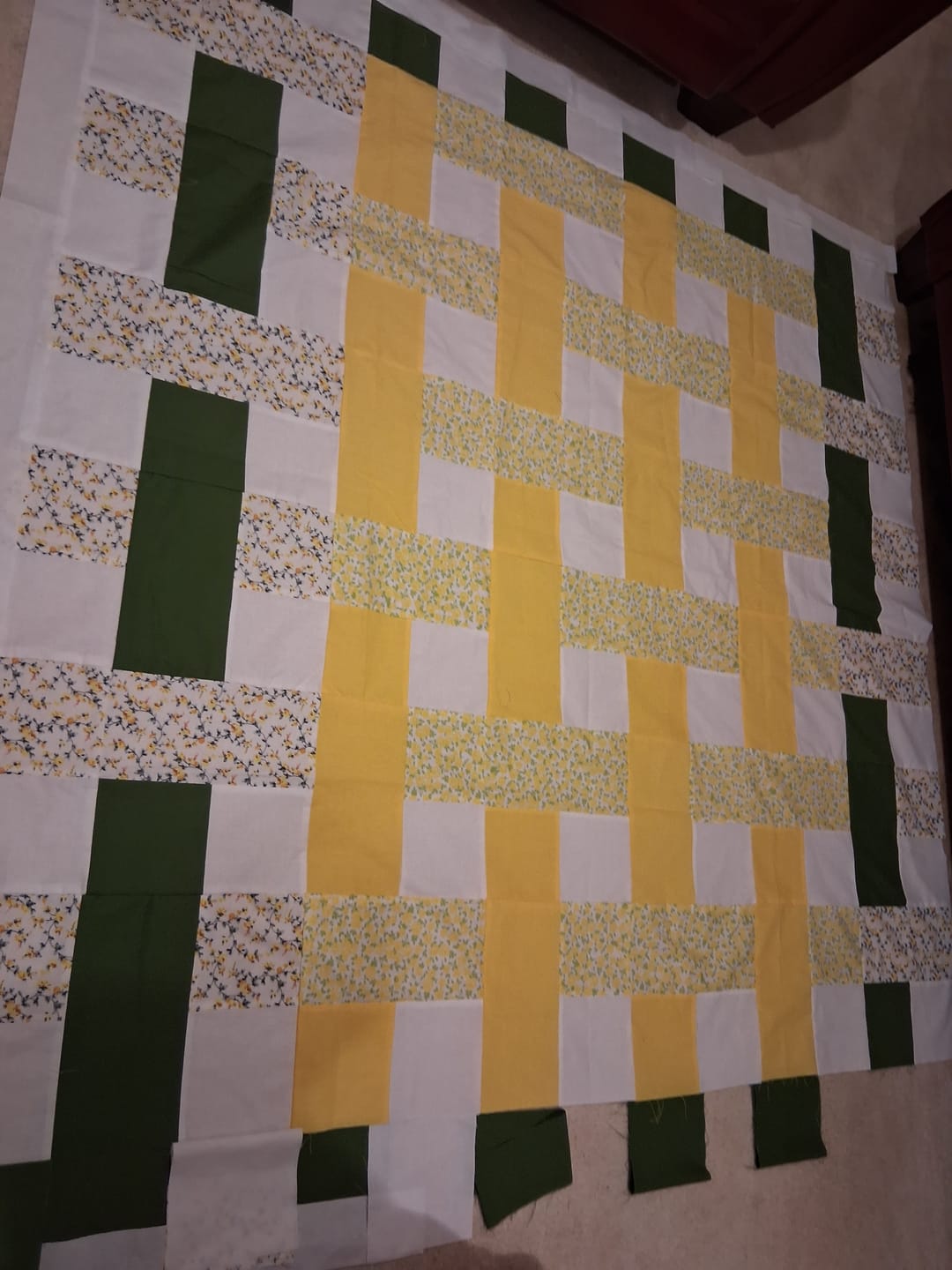 Customer photo review of 94” Polycotton Sheeting Fabric