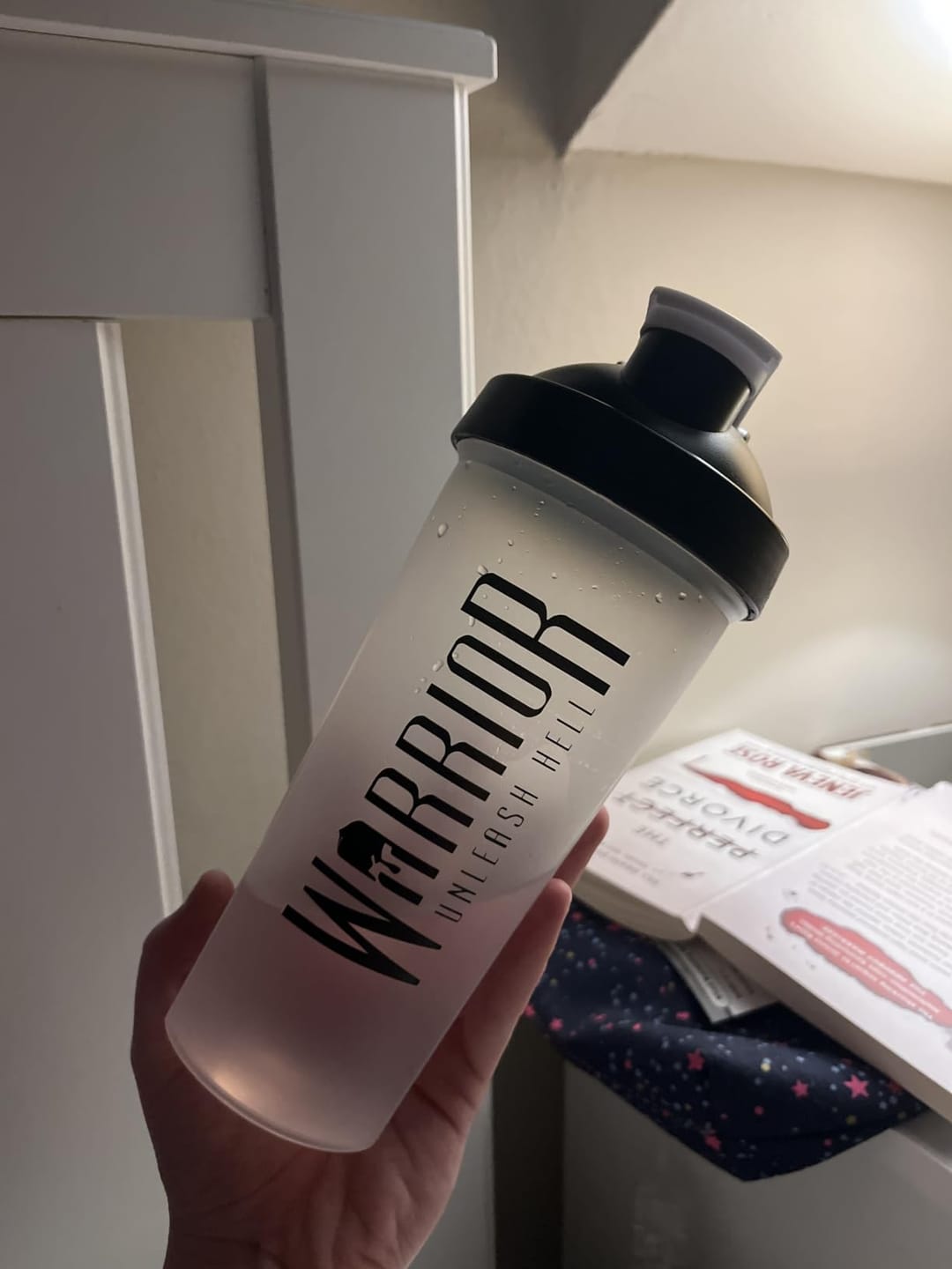 Customer photo review of Warrior Shaker – 600ml | Premium Leak-Proof Protein Shaker Bottle