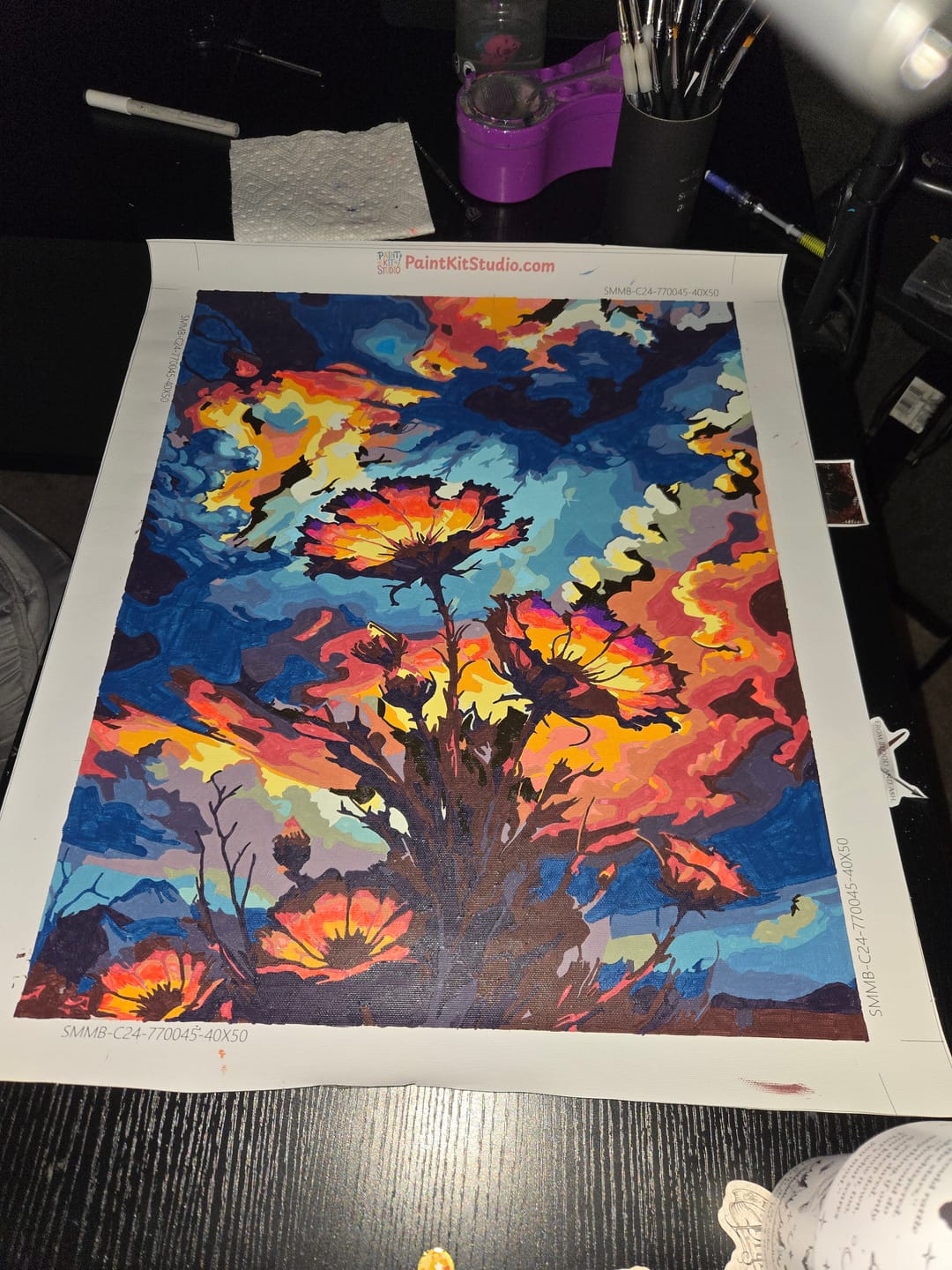 Customer photo review of Cosmic Flower Fantasy