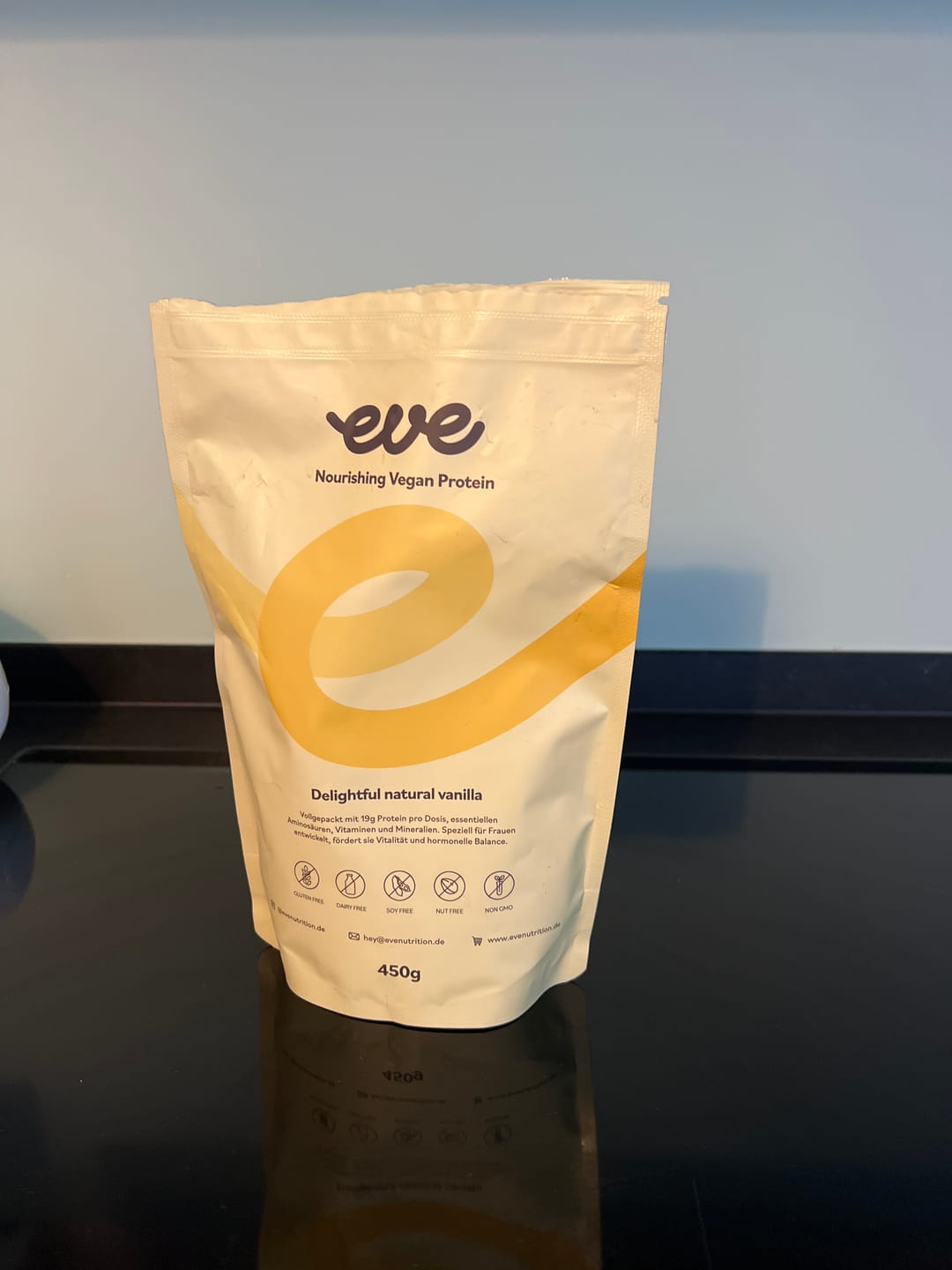 Customer photo review of Nourishing Vanilla Protein (vegan)