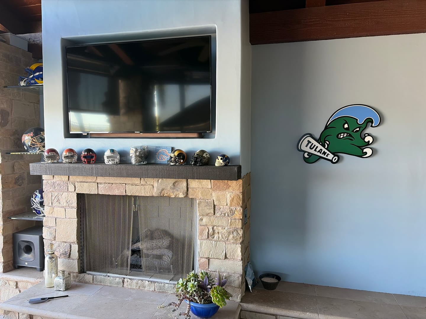 Customer photo review of Tulane Green Wave 3D Artwork