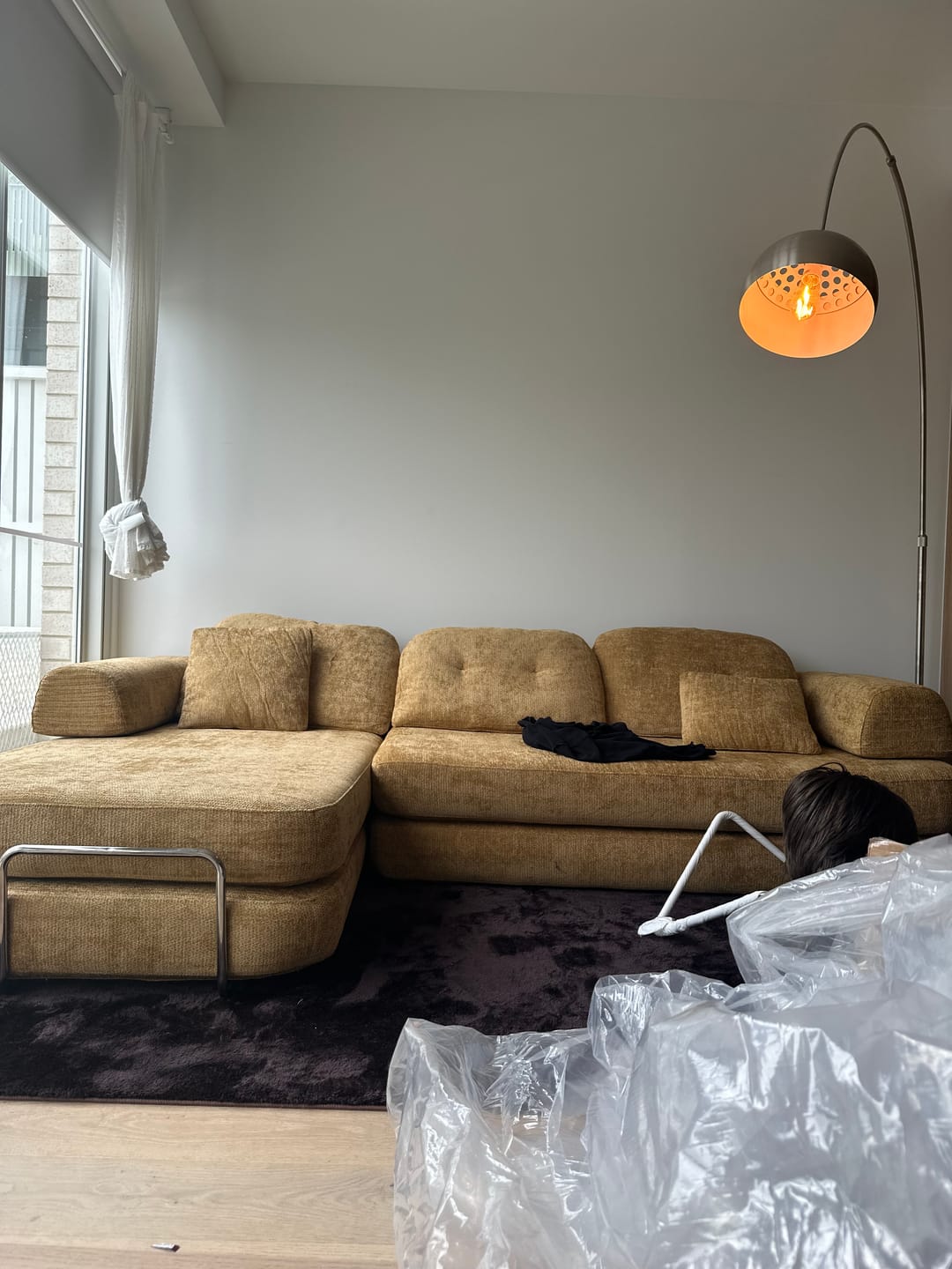 Customer photo review of Gather Lounge Sofa Bed-Olive