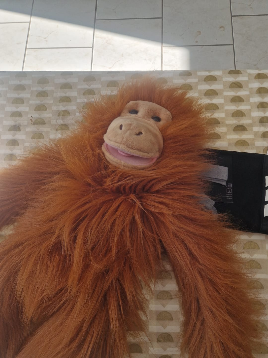Customer photo review of Orang-Outan Singe Marionnette