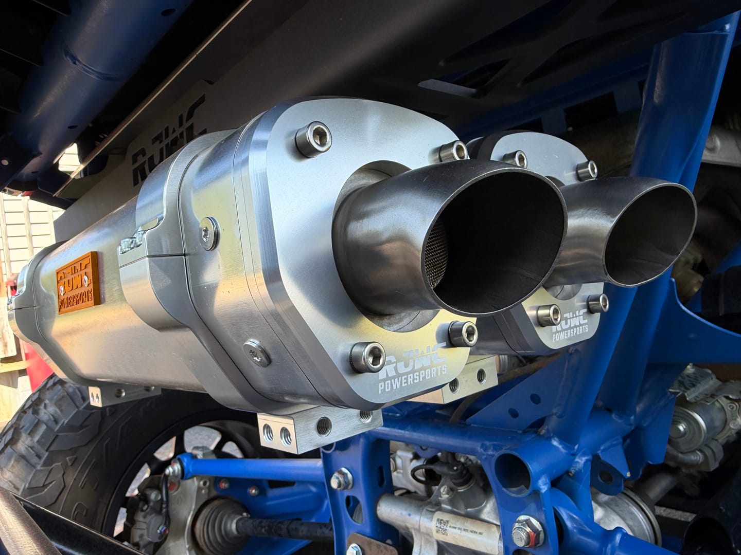 Customer photo review of Honda Talon Dual APX Exhaust