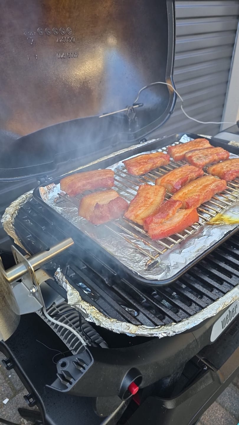 Customer photo review of Smokai Smoke Generator Kit for Weber Q Series