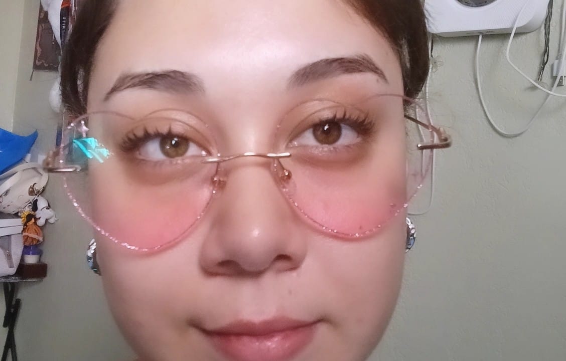 Customer photo review of Amora Eyeglasses