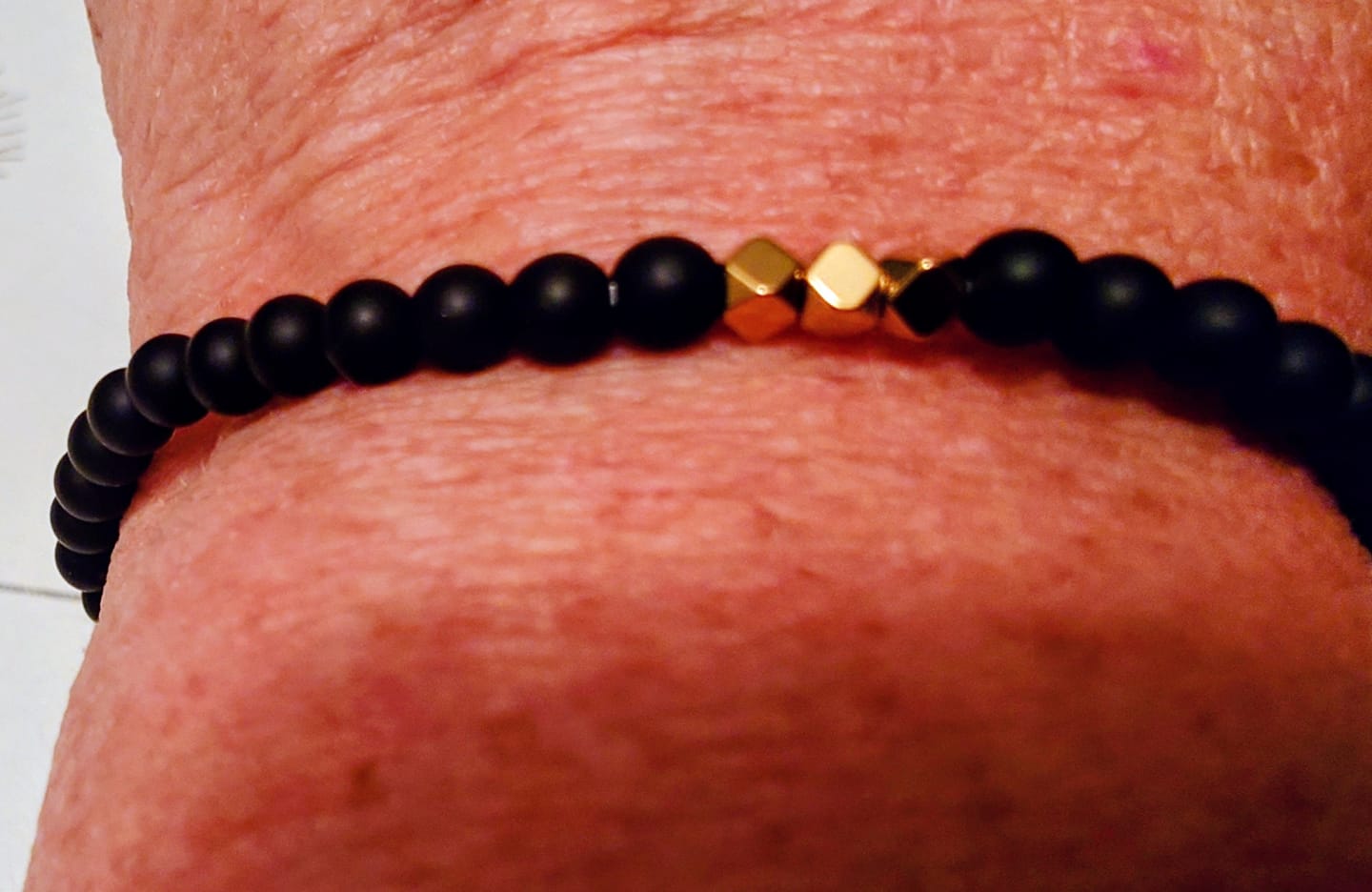 Customer photo review of Obsidian Armband