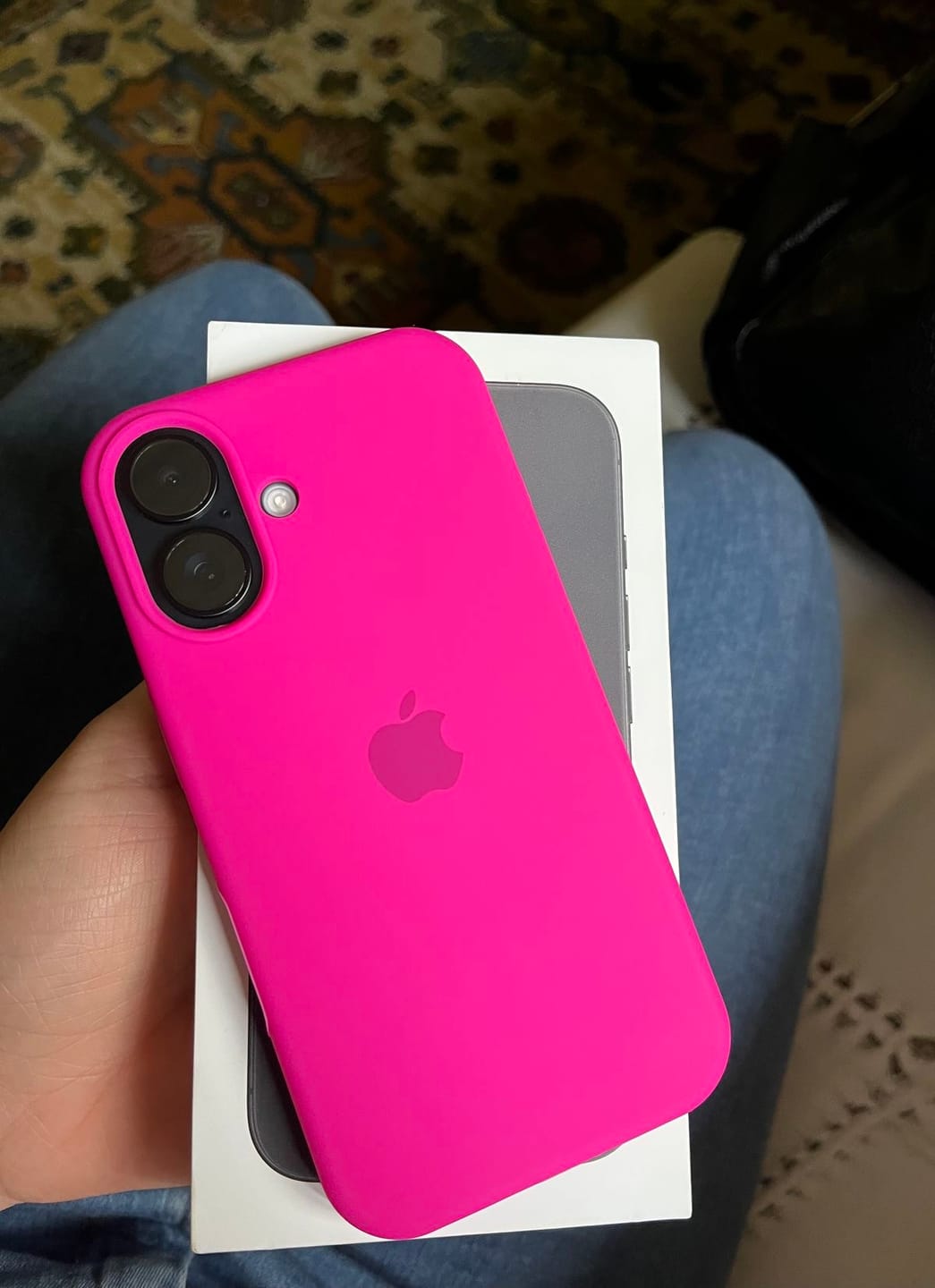 Customer photo review of Liquid Silicon Case for iPhone