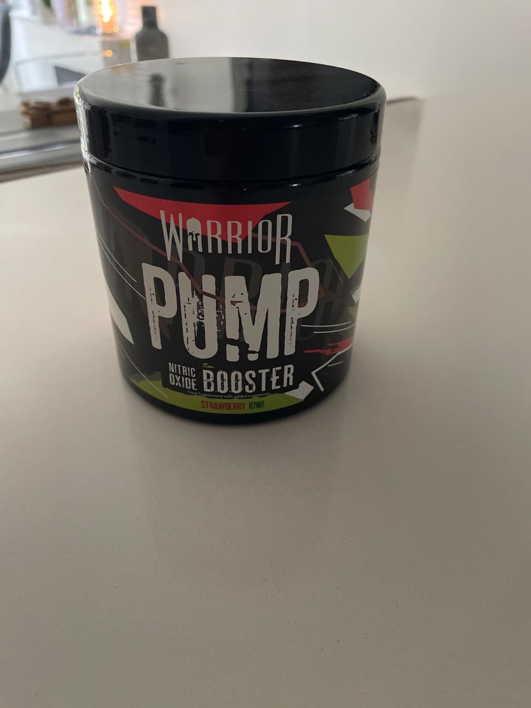 Customer photo review of Warrior Pump Pre-Workout Powder