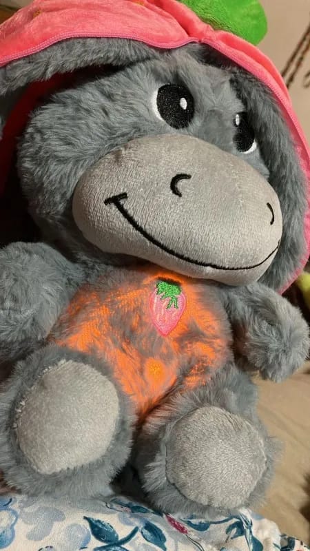 Customer photo review of LumiLoo™ Breathing Plush Toy with Soothing Music & Gentle Night Light